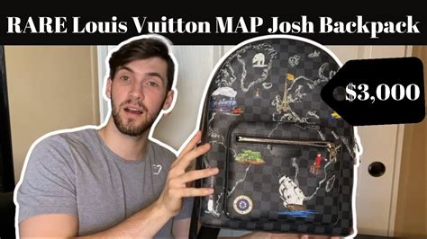 RARE Louis Vuitton MAP Josh Backpack Review (Damier 